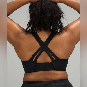 Lululemon AirSupport Bra High Support Black / Asphalt Grey